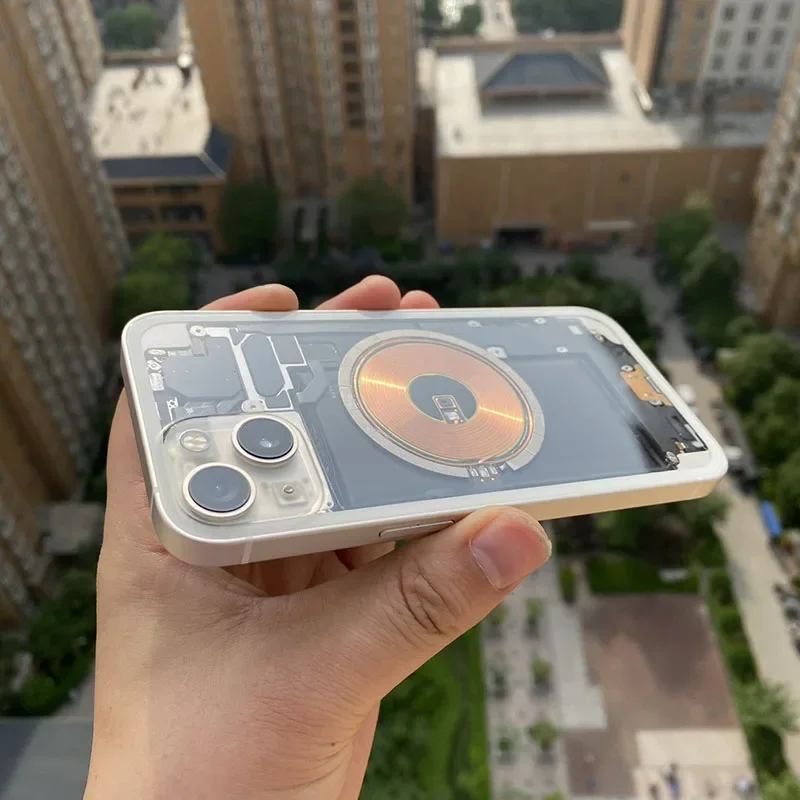 

Top Customized transparent Housing for iPhone 12 12Pro Backshell Rear Battery Cover Replacement for iPhone 13 mini 14 Pro Max