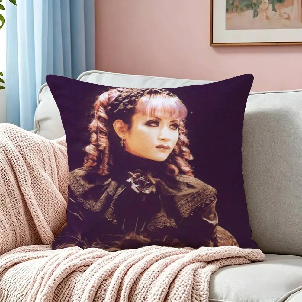 M-Mana Malice Gothic Mizer Pillow Case Square Double-Sided Sofa Cushion Cover Bedroom Bedside Pillow
