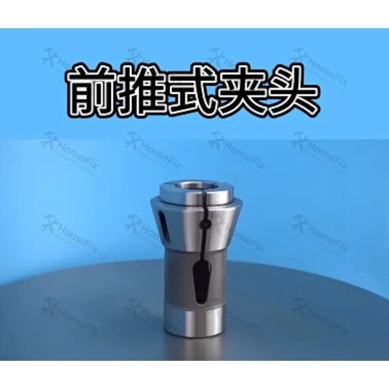 DIN 6343 E173 173E CNC Lathe Dead Length Spring Collet Chuck Forward Push Out F48 B42 Round Square Hexagon Inner Hole