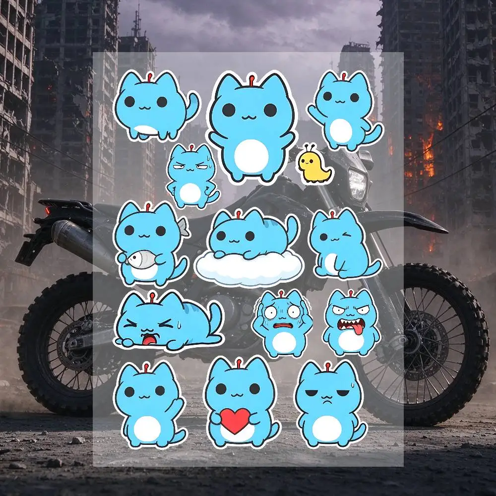 Bugcat Capoo Stickers Moto Sticker Auto Body Bumper Windows Motorcycle Laptop Walls Vinyl Decal Car Tuning Accessories