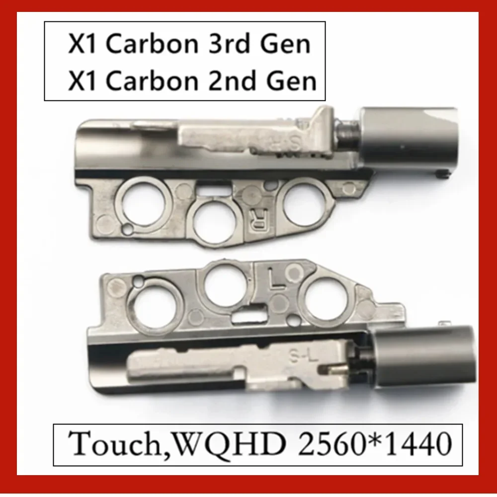 

For Lenovo ThinkPad X1 Carbon Gen 2 3 20A7 20A8 20BS 20BT Touch WQHD 2560*1440 00HM109 00UR149 LCD Left Right Hinges Axis