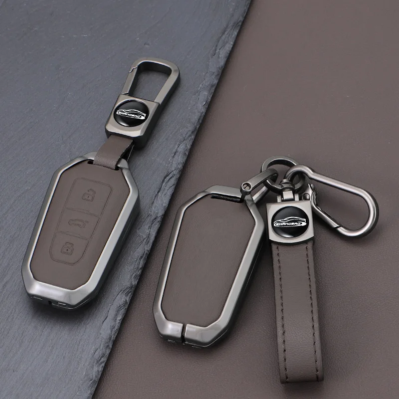 

Zinc Alloy Key Case for Baic Beijing BJ40 PLUS EX5 EU5 EC5 BJ80 U7 X7 Remote Cover Shell Keychain Holder Fob Car