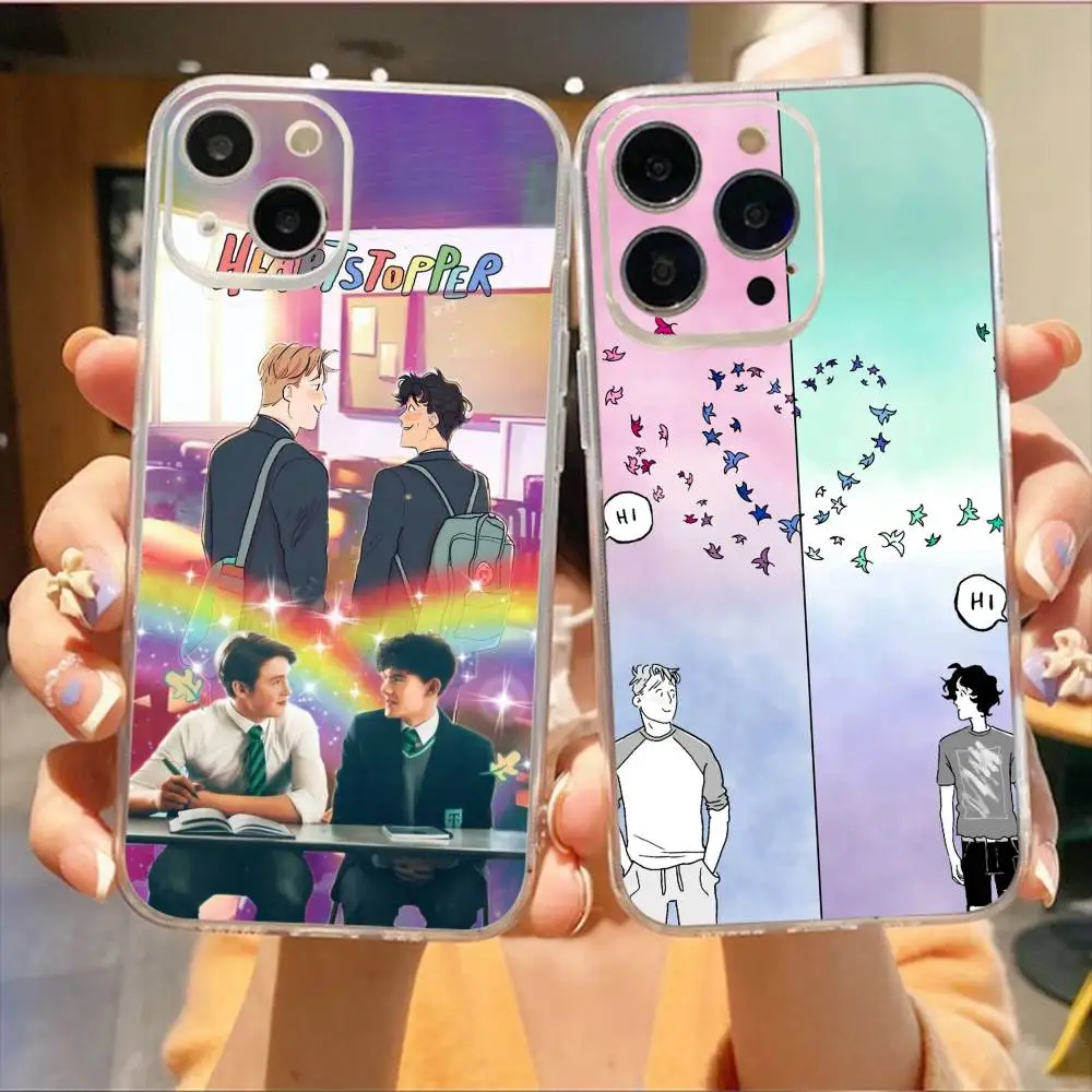 

H-Heartstoppers-Nicks-Nelson Phone Case For iPhone17,16,15,14,13,12,11 Plus,Pro Max Soft Transparent Cover