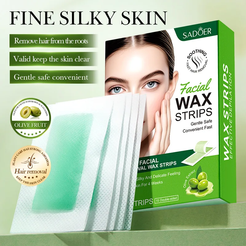 

SADOER Olive Oil Facial Hair Removal Wax Paper