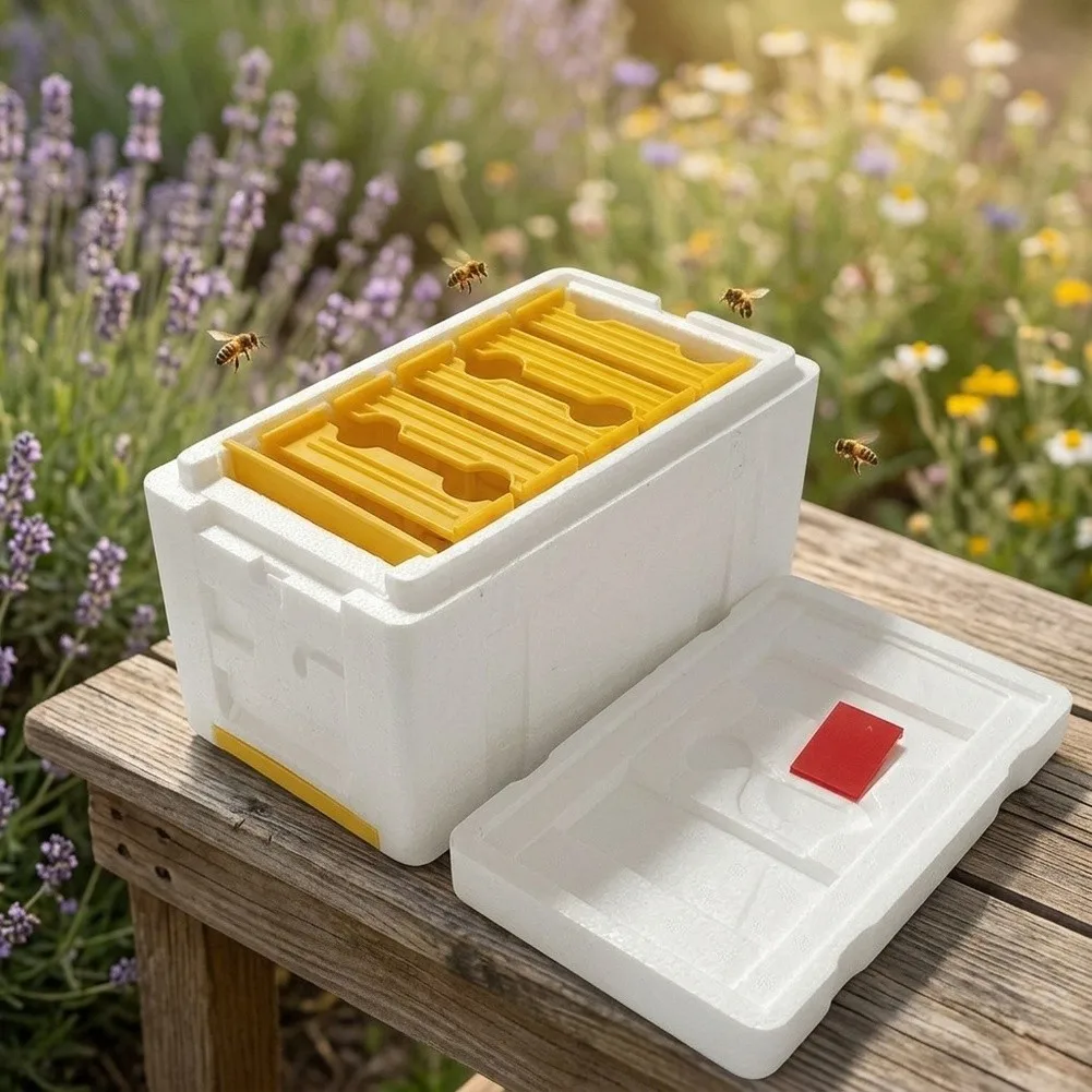 Portable Harvesting 5-frame Mating Box Lightweight Construction Efficient Pollination Temperature Control Design