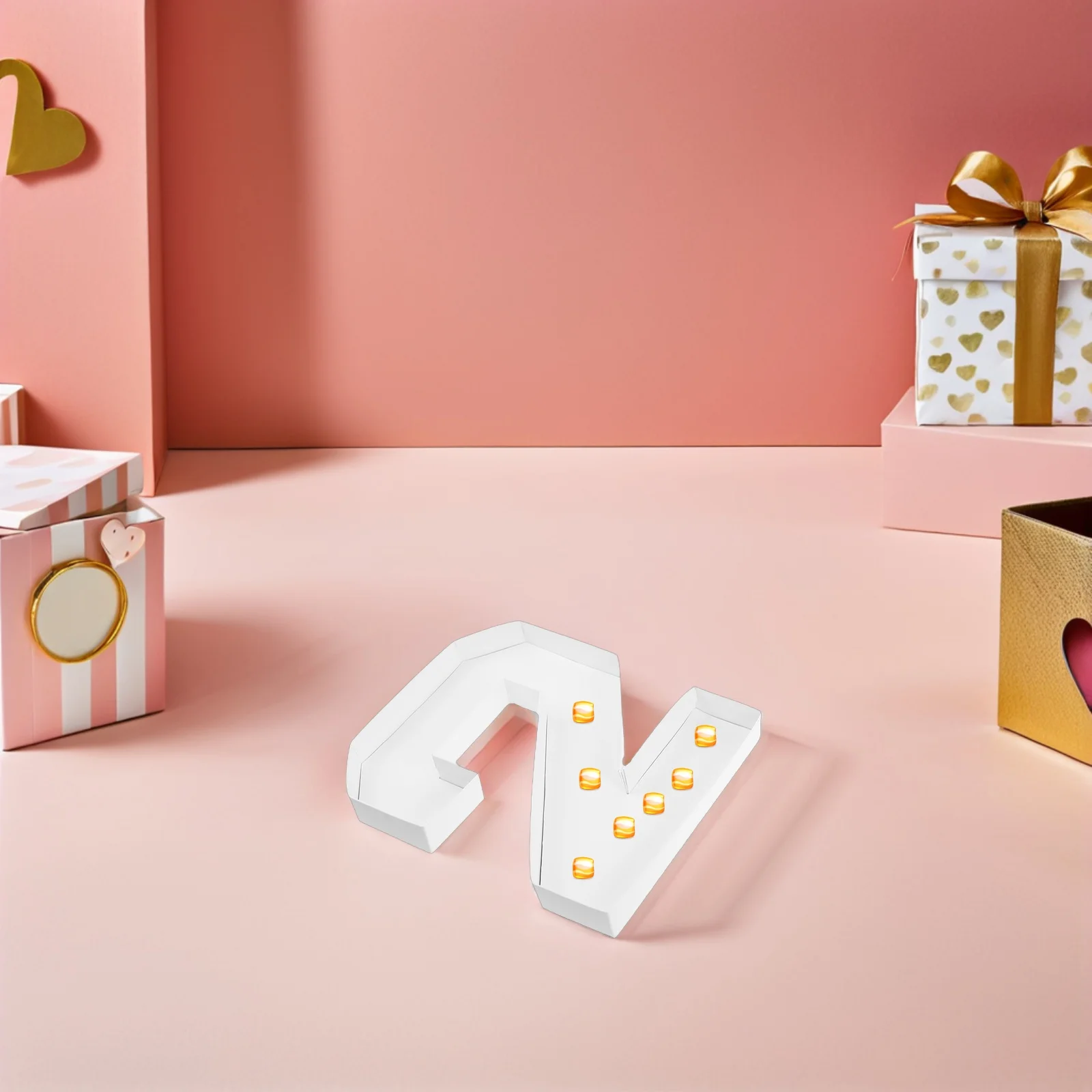 

1 set 2026 Candy Box Party Number Decorations Shaped Grazing Board Charcuterie Container Cardboard Numbers Easy Open for Holiday