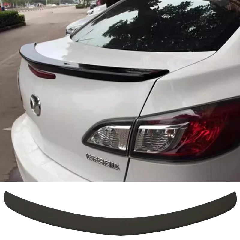 

Спойлер для Mazda 3 Tail Fin от 2010 до 2013 Седан, аксессуары для заднего крыла автомобиля