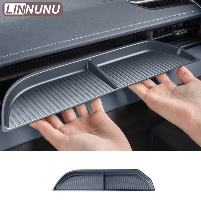 

LINNUNU For Toyota RAV4 XA60 2026 Silicone Passenger Front Dashboard Box Storage Mat Liner Anti-slip Car Interior Accessories