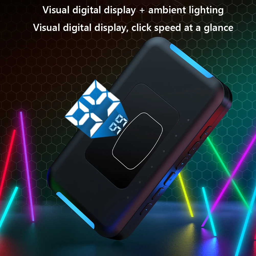 Smart Phone Wireless Auto Screen Clicker Bluetooth-Compatible Mute Clicker Tapper for All Smart Phone for Live Stream Play Game