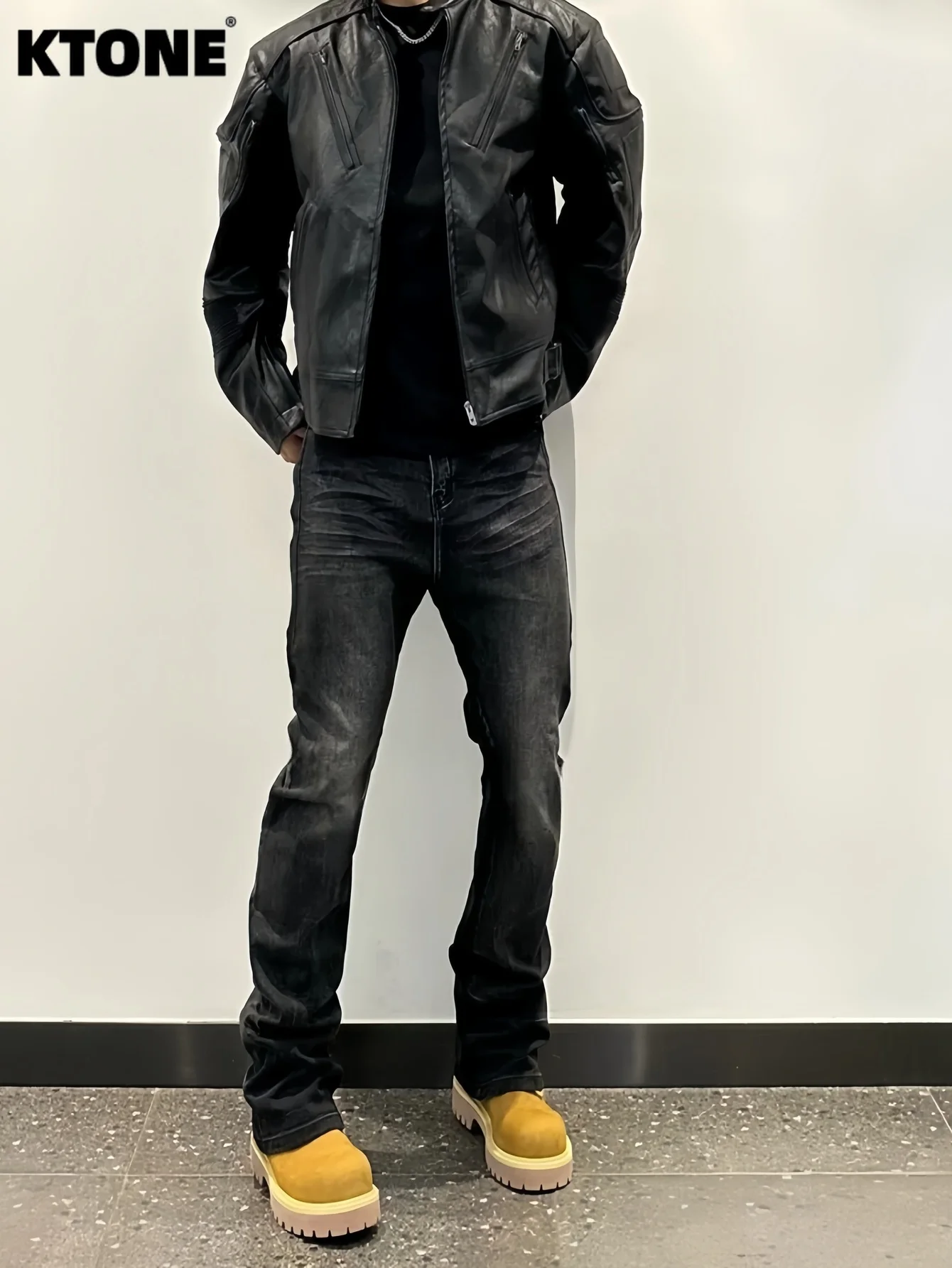 

Black Slim Jeans For Man Light Retro Y2K Drip For Dating Original Denim No accessories or belts included