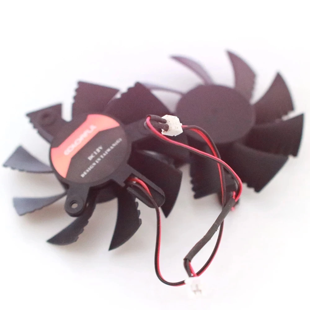 

2Wire 2Pin DC12V 75mm VGA Fan For MGOY RX560D RX570 GTX1050 GTX1060 GTX1060 Graphics Card Cooling Fan