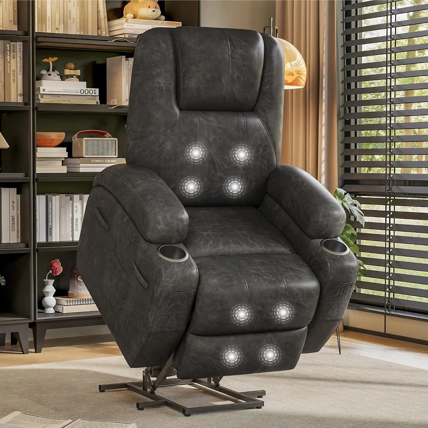 

Flamaker Silla reclinable con elevación eléctrica Silla reclinable con elevación eléctrica para adultos mayores Silla reclinable