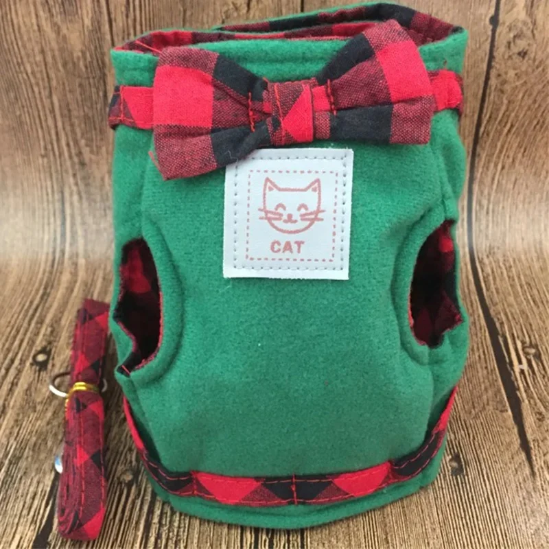 Cat Dog Harness with Lead Leash Adjustable Vest Mesh Breathable Harnesses for Small Dog Cat accessories