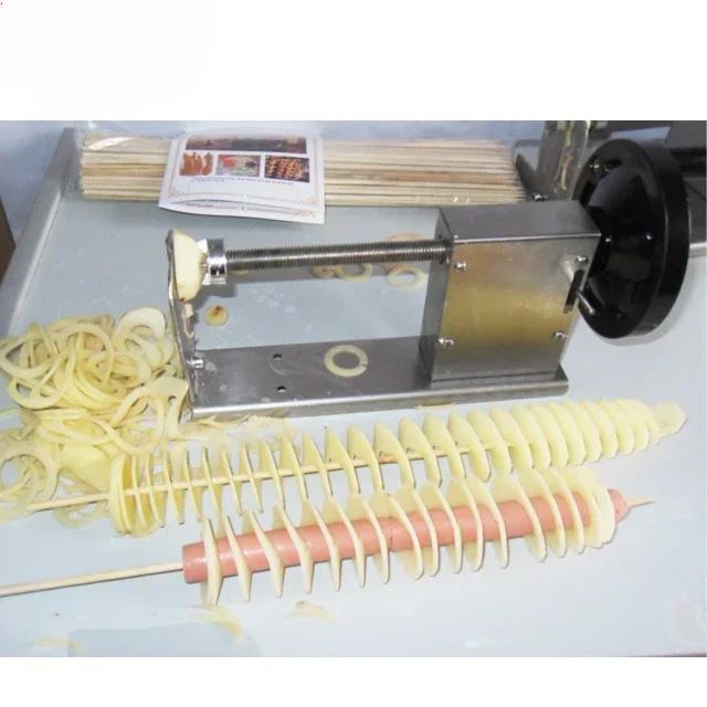 

For Stainless Steel Manual Tornado Potato Chips Twister Machine/Potato String Cutter For Potato Snack