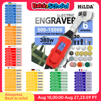 HILDA Ceramic Tile Beauty Sewing Tool 380W Electric Straight Grinder 6 Variable Speeds Cleaning Machine Grinder Sander Polisher