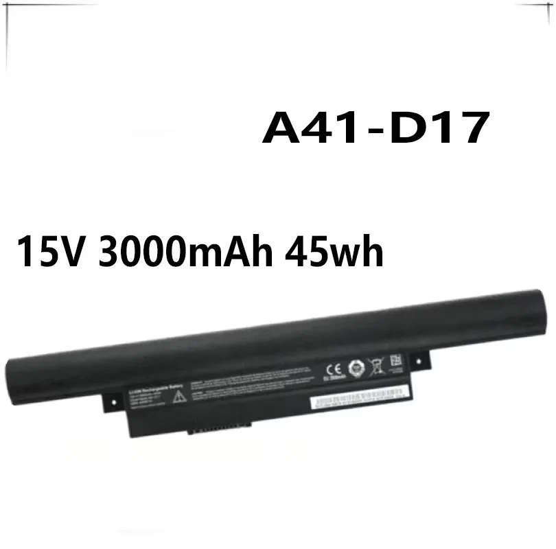 A41-D17 15V 3000mAh 45wh Original Laptop Battery For Medion Akoya E7415 E7415T E7419 E7416 P7647 P7643 E7420 P7643