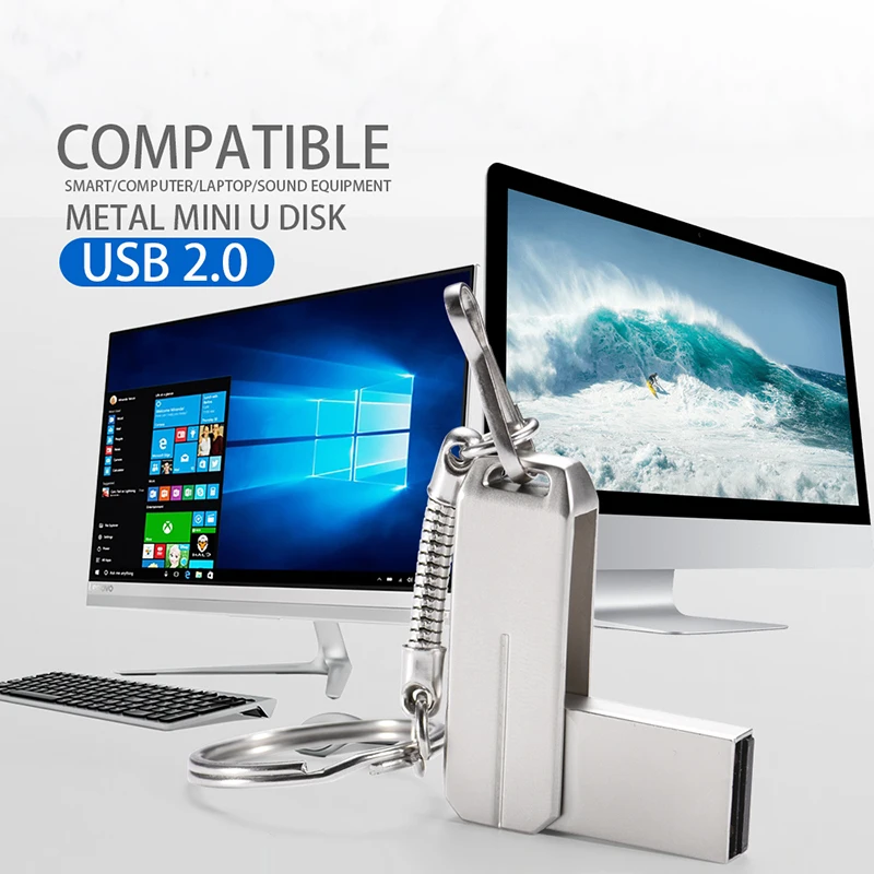 JIASTER USB 2.0 Pendrive 64Gb Memory Stick 32Gb 4Gb Metal Usb Flash Drive 128Gb Pen Drive 128Gb 8Gb Usb Stick 16GB