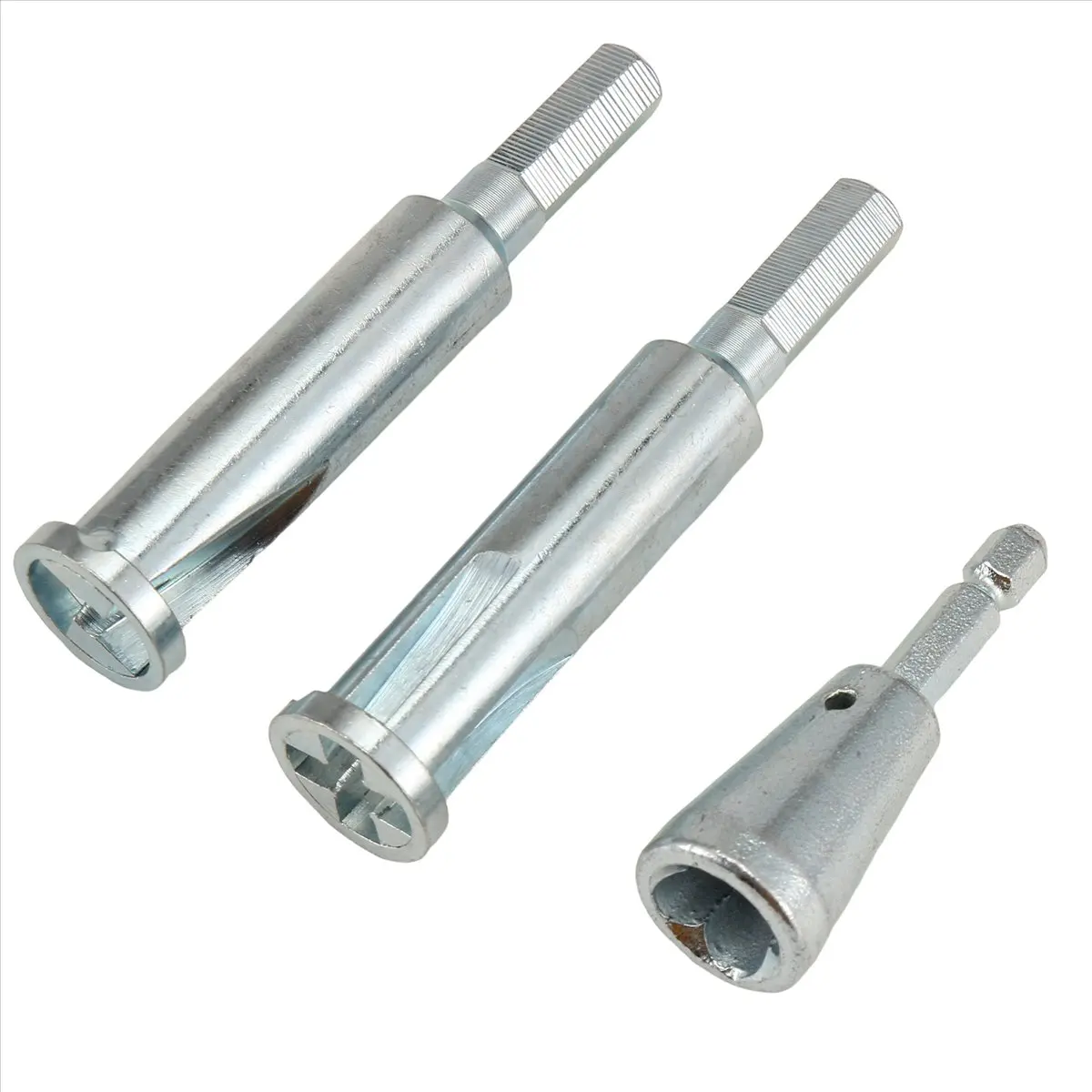 FTGT-3Pcs Wire Twister Tool for Drill - 3 Way/ 5 Way Wire Stripper and Electrical Wire Twister Tool for Power Drill