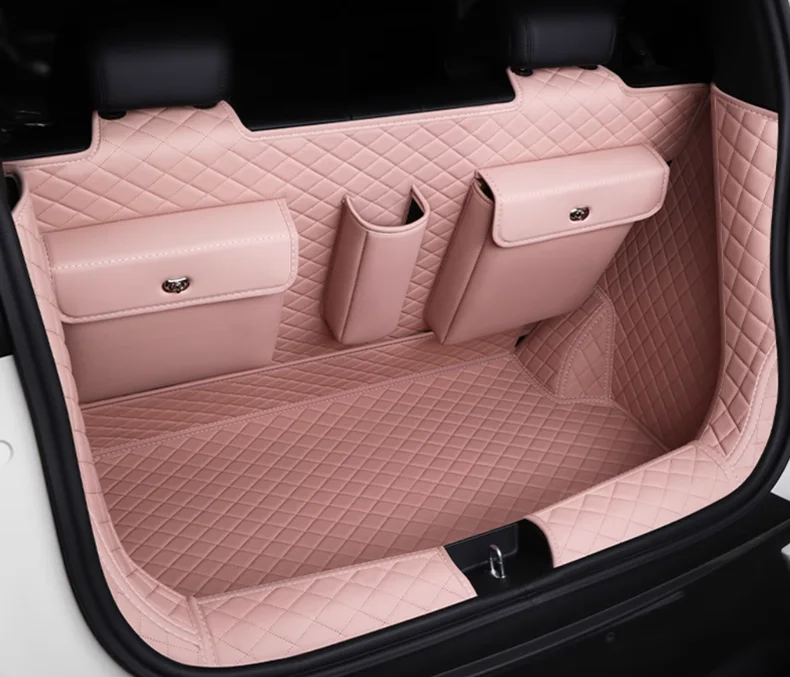 

Full Coverage Leather Trunk Mat For BYD Dolphin Mini Seagull 2023-Present Boot Liner Tray Waterproof Mud Protector Cargo Carpet