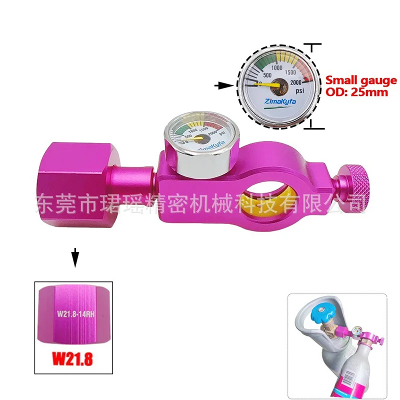 Soda Co2 Cylinder Tank Refill Adaptor Quick Connect with W21.8  CGA320，Soda Bottle Filling Joint Filling Valve With Pressure