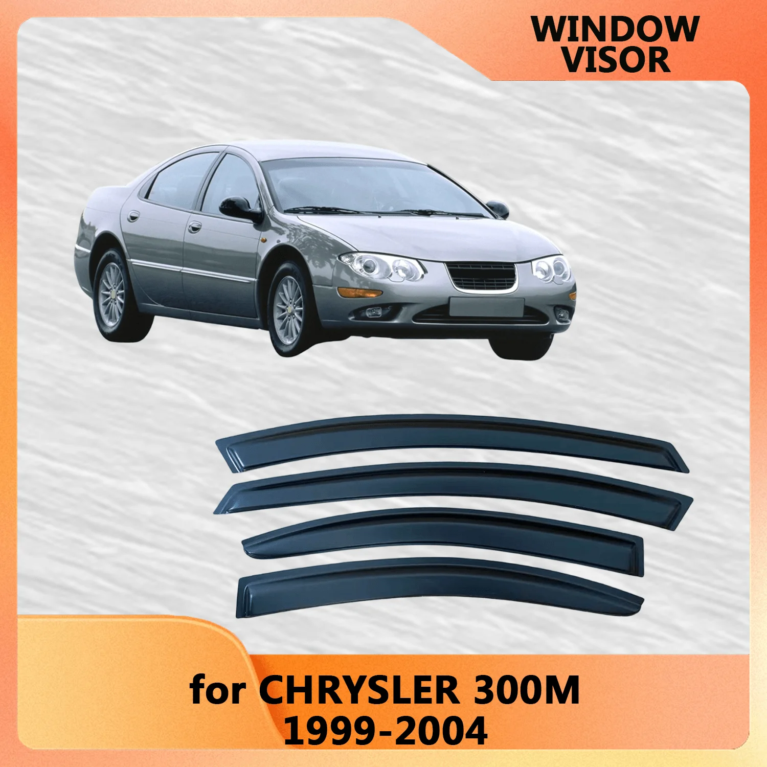 

Оконный козырек для Chrysler 300M 1999 2000 2001 2002 2003 2004, ветровые дефлекторы, защита от дождя, дверной козырек, вентиляционные шторы, вентиляционный козырек