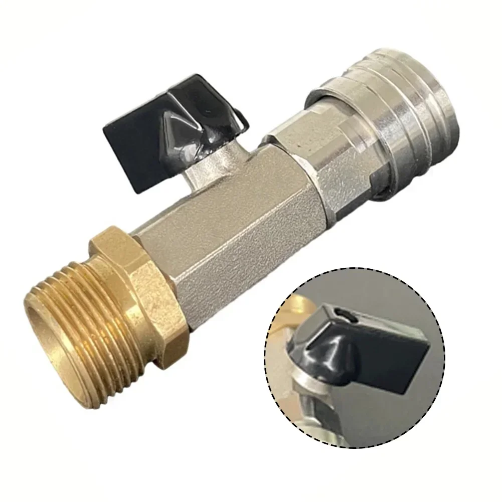 Washer Ball Valve Valve Home Office Shop High Pressure Reliable Performance Water Flow Control Easy Installation