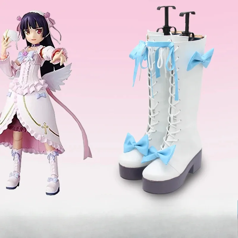 

Игра Gokou Ruri My Little Sister Can't Be This, милые аниме-сапоги для косплея, обувь, реквизит для сцены, костюм для вечеринки на Хэллоуин 4;v'5,f;6.j;8'