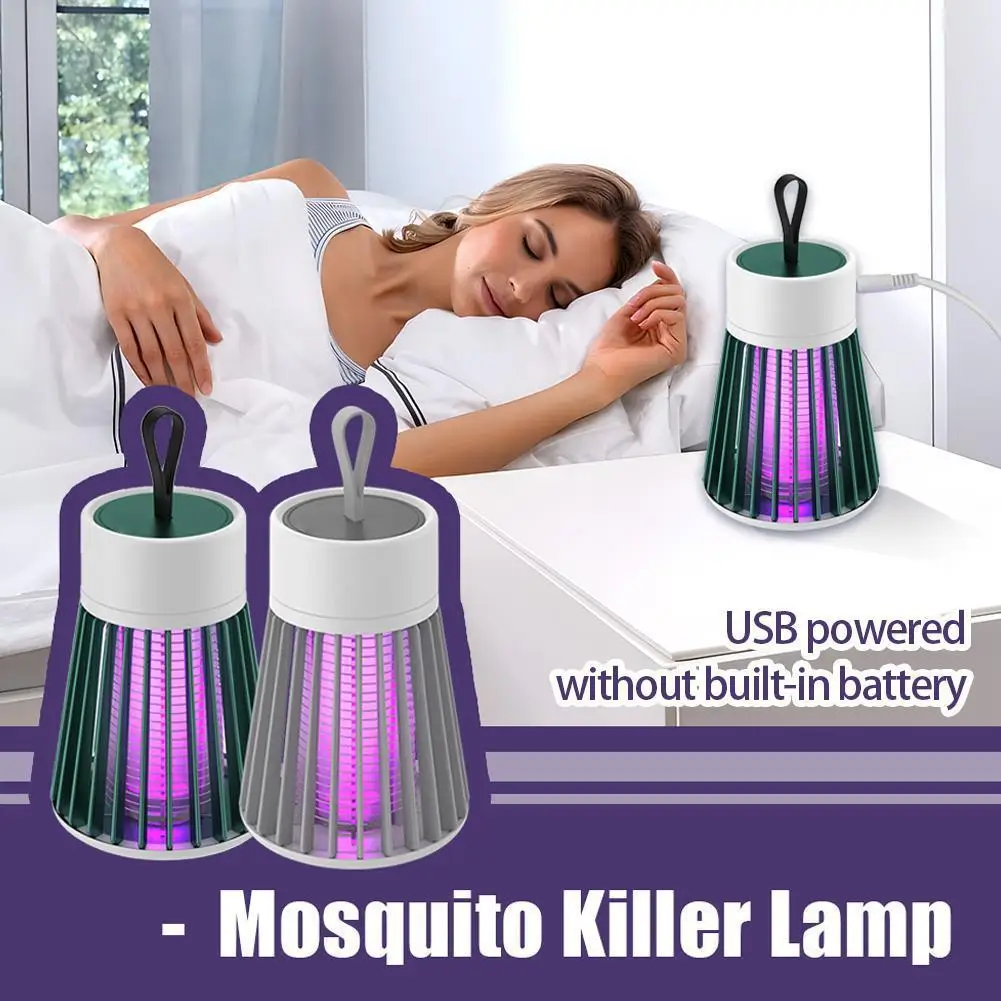 Electric Mosquito Killer Lamp Outdoor Portable Camping USB Rechargeable Mosquito Repellent Trap Lamp Mosquito Insect Killer
