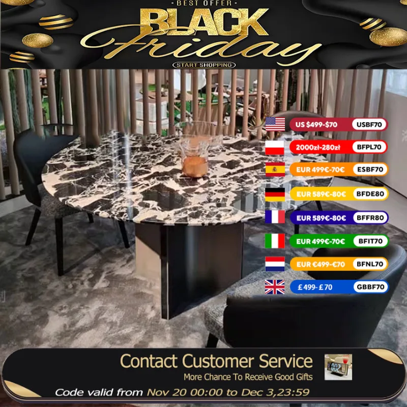 

Нескользящий современный кухонный стол, обеденный роскошный круглый дизайн, салонный мраморный стол для вечеринок, круглый скандинавский столик Mesa Comedor, аксессуары для дома