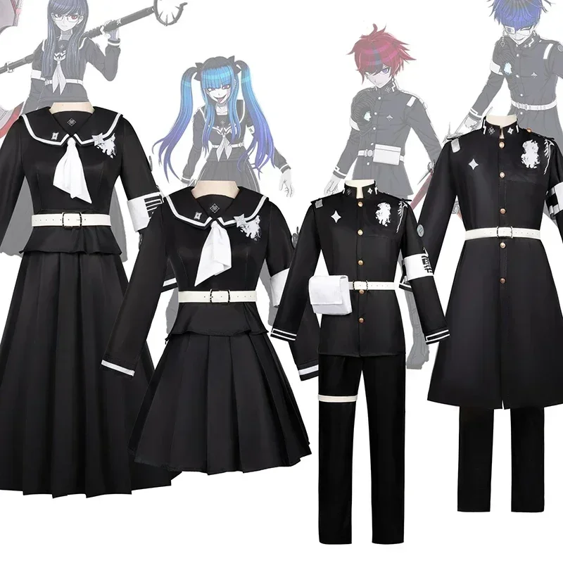 Hundred Line Cosplay Sumino Takumi Sizuhara Hiruko Amemiya Darumi Omokage Yugamu Cosplay Costume Halloween Party Suit Outfit