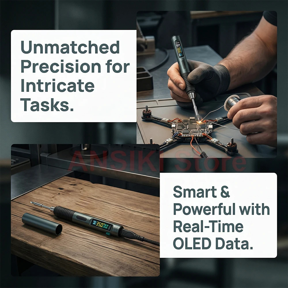 

ALIENTEK T90B Soldering Iron T245 series PD3.1 140W 80-450℃ Adjustable Temperature t90 Precision Welding Solder Tools KIT