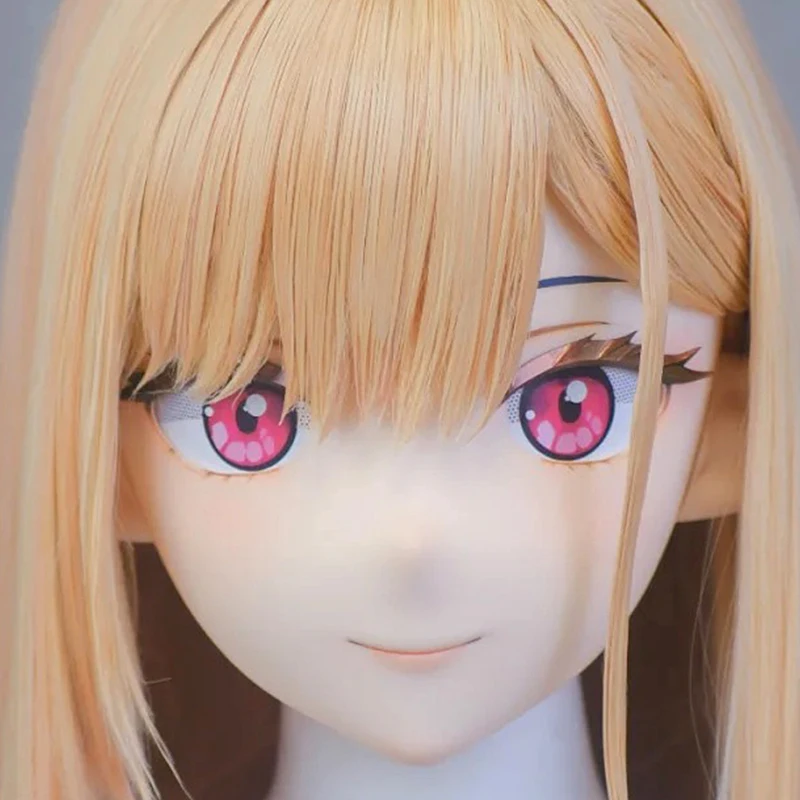 

(MEO312) Маска кигуруми ручной работы с полной головой, запираемая, для мужчин и женщин, японский мультфильм, аниме, игровой персонаж, маска кигуруми