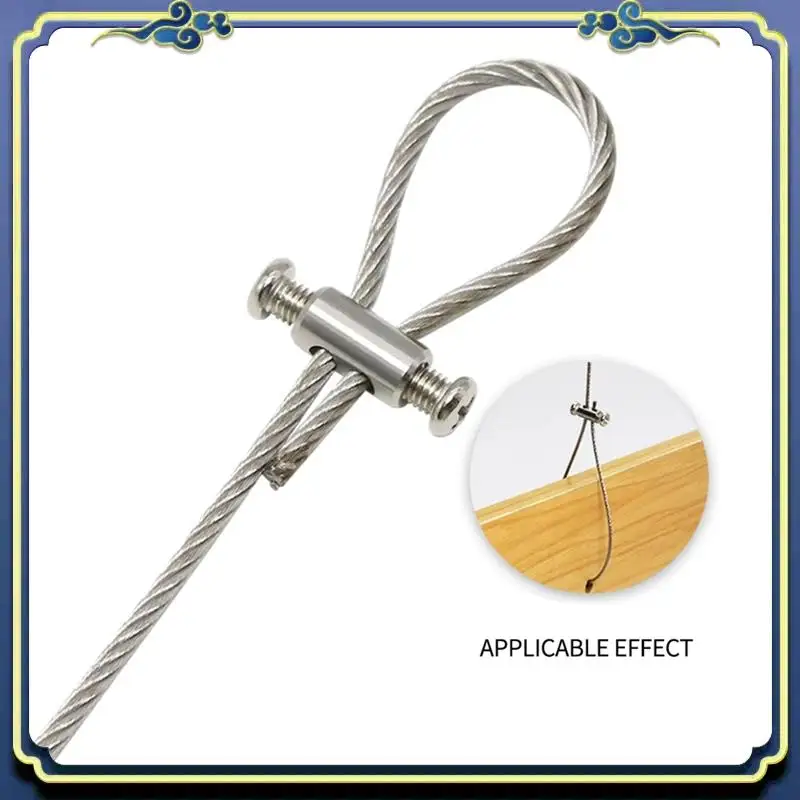 

A56P-20 шт. для 2/3 мм регулируемый зажим для троса с двойным отверстием, кабельный зажим, зажимы для фиксации резьбы, винтовые крепежные аксессуары