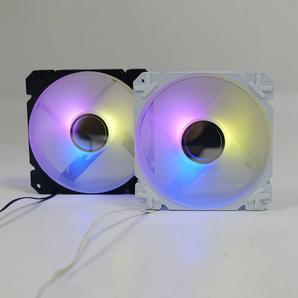 MANMU Mirror Case Computer pc Fan 120mm Rgb Cooler Fan For pc Gaming Silent Fans Cooling