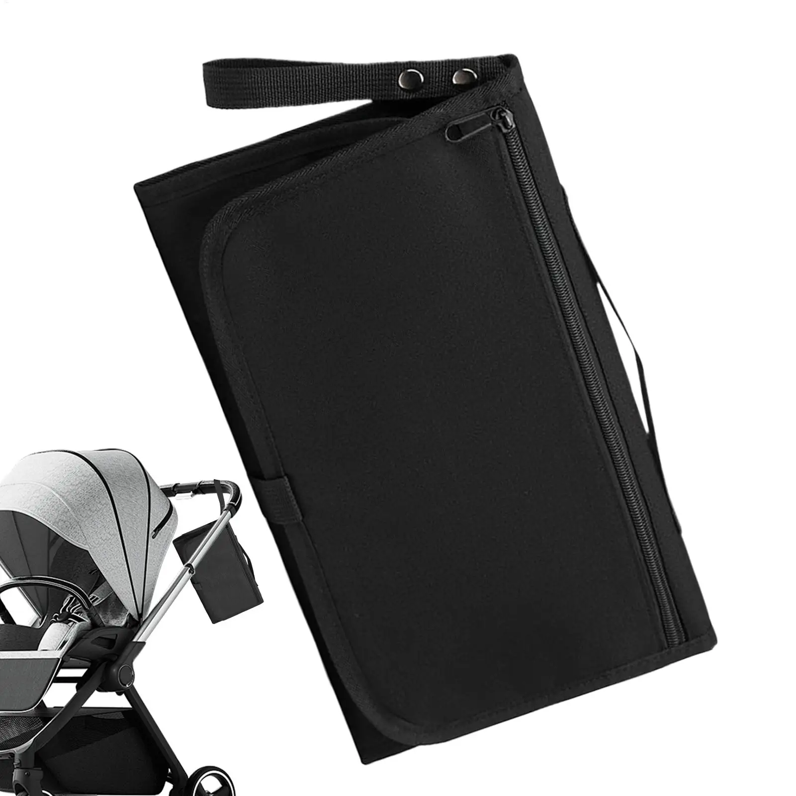 

Сумка для подгузников, кошелек, большая вместительная сумка для хранения, сумка для детских подгузников с пеленальным ковриком для повседневных пляжных путешествий, коротких поездок, семьи