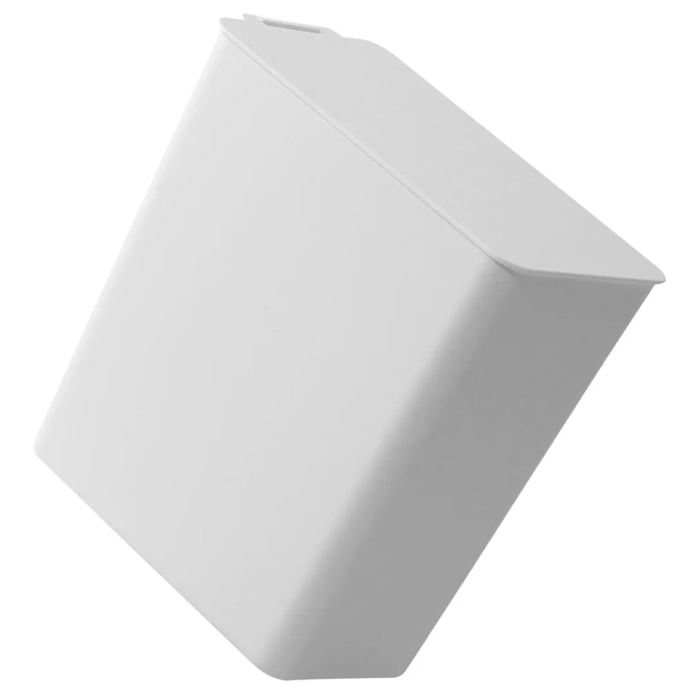 

Пластиковая мини-мусорная корзина с крышкой, компактная настольная урна для мусора, экономящая место корзина для отходов для офиса, спальни, кухни, гостиной