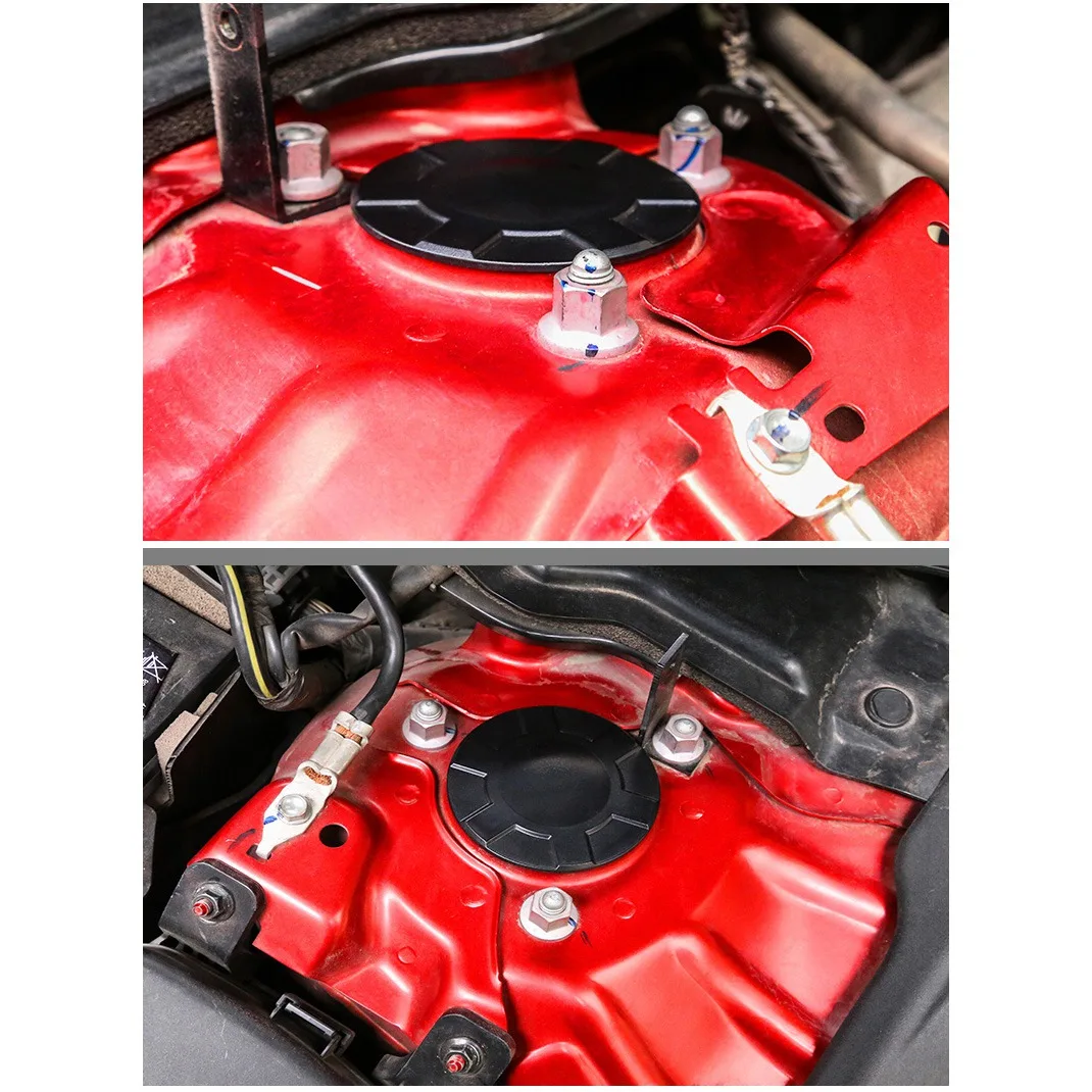 غطاء واقٍ لامتصاص صدمات السيارة ، غطاء غبار ، حماية من الغبار ، ديكور مازدا 3 أكسيلا واي واي ، 2 لولبي