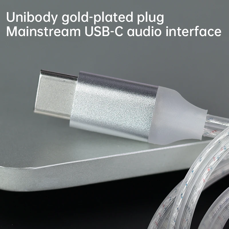Picture 4: CCA C1 Type-c Silver Plated Earphone Cable Suitable for KZ Earphones Cpin 0.75mm