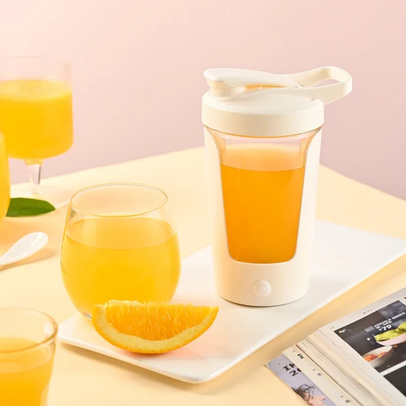 خلاط تلقائي محمول لبروتين الحليب لخلط مسحوق الحليب في صالة الألعاب الرياضية المنزلية والسفر والتخييم في الهواء الطلق واللياقة البدنية