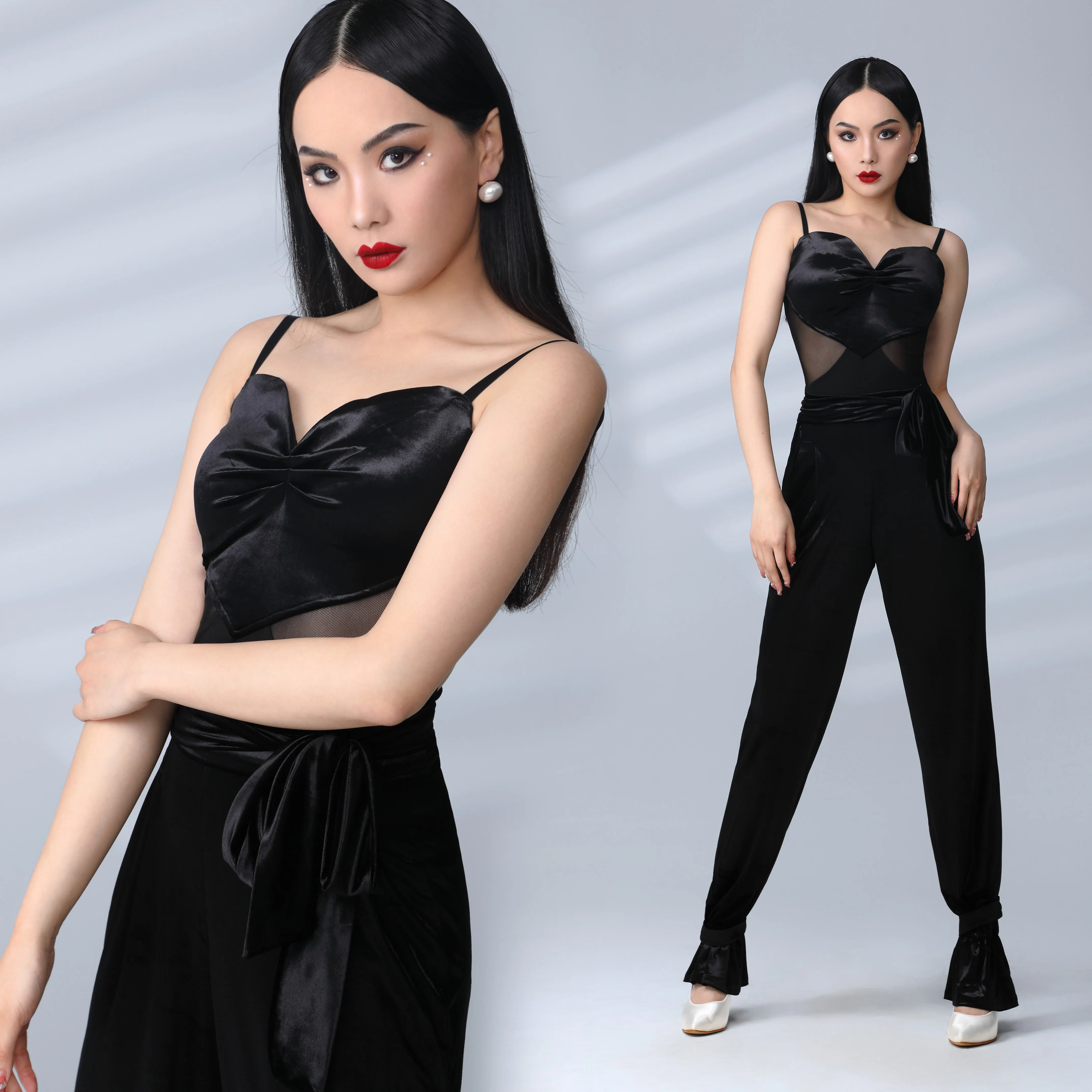 

2023 New Latin Dance Leotard Women/Girls/Lady New Sexy Salsa Ballroom Tango Cha Cha Rumba Samba Latin Top M374