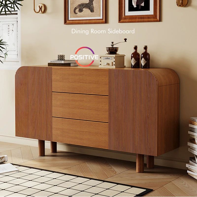 French Retro Sideboards Modern Living Room Solid Wood Storage Cabinet Kitchen & Dining Room Home Furniture Mueble Aparador