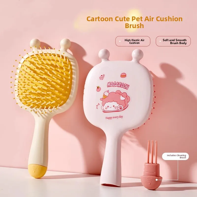 

Портативная расческа-подушка для длинных прямых волос, для девочек, специальная для детей, женская расческа для придания объема, дорожная, для красоты и ухода.