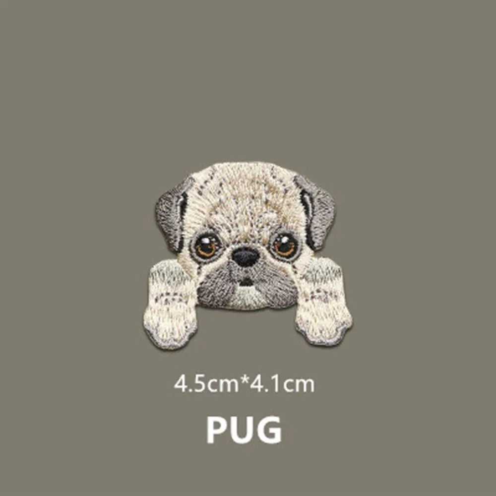 

Cute Iron On Small Dog Clothing Patches Patch Applique Backpack Decoration