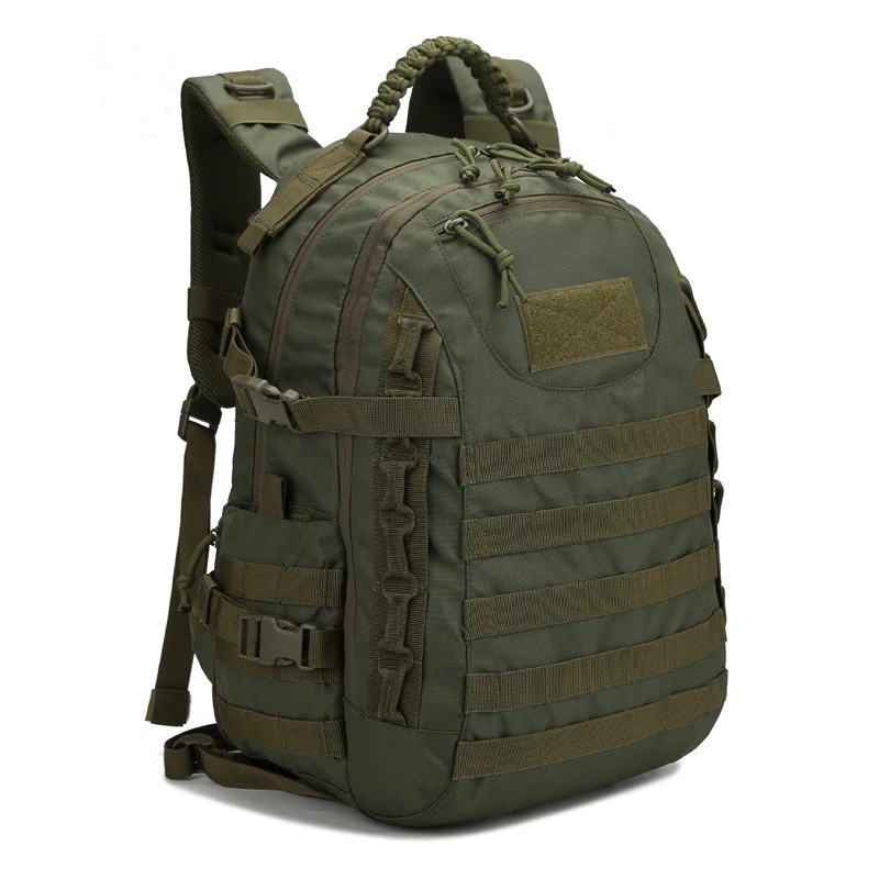 Nesitu New Green Grey Black Brown 35L Camping Women Men Backpack Military Tactical Rucksack Outdoor Duffel Climbing Bag M043