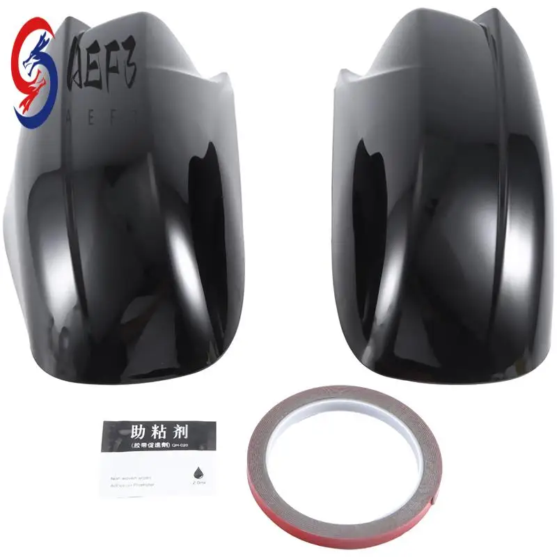

AEF3-Fits For Dodge 2011-2023 Charger M Style Glossy Black Rear View Side Mirror Cover Cap