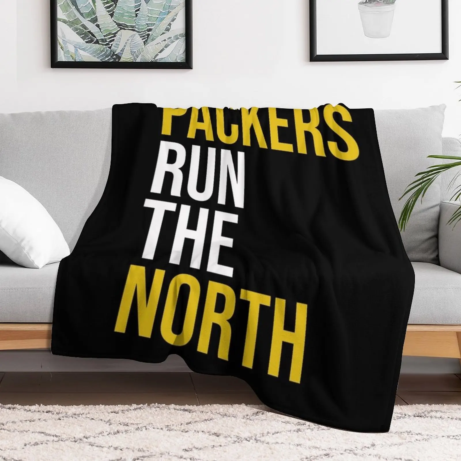 Packers Run The North Throw Blanket halloween Blankets Sofas Of Decoration Hair Decorative Sofa Blankets