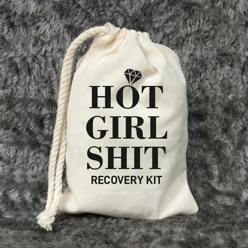 20pcs pcs Hot Girl Recovery Hangover Survival Kit bags Vegas Summer Bach weekend Girls Trip Bachelorette hen Party bride to be F