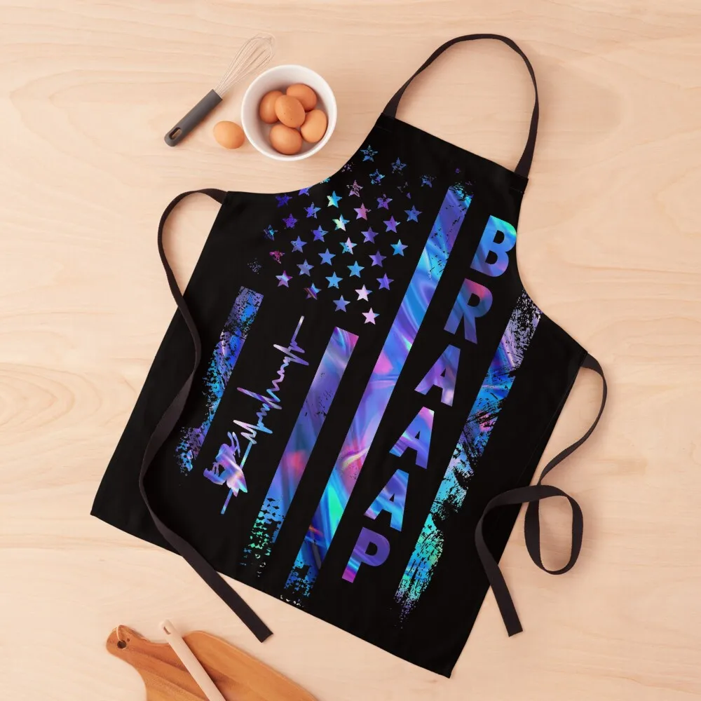 

Snowmobile American Flag Color Apron christmas decoration Kitchen Apras Man Apron