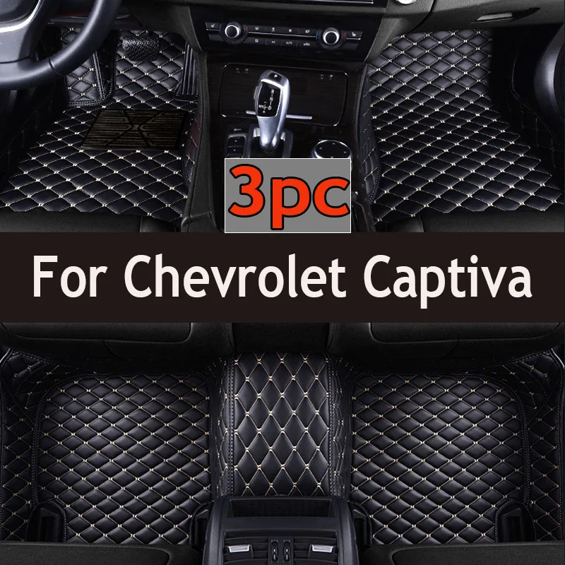 

Car Mats For Chevrolet Captiva 7seat C100 C140 2006~2010 Anti-dirt Carpets Leather Mat Rugs Pad Interior Parts Car Accessories