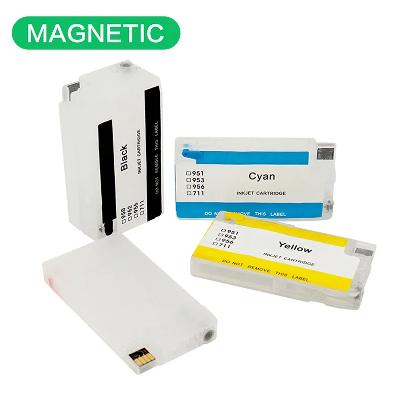 950XL 951XL Refillable Ink Cartridge For HP Officejet 8100 8600 8610 8620 8640 8660 251dw 276dw HP950 HP951 Printers With ARC
